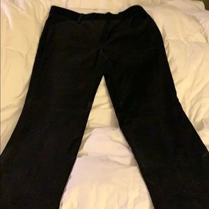Black velour pants by Liz Claiborne -